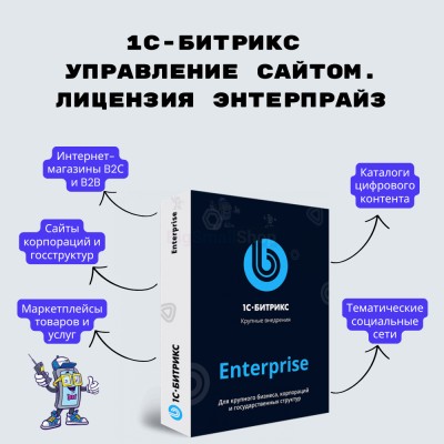 1С-Битрикс: Управление сайтом. Лицензия Энтерпрайз - купить в Комарово